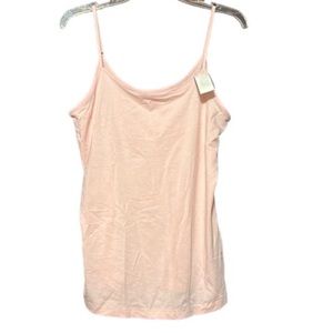 ⭐️ Time & Tru NWT pastel pink cami tank top sleeveless adjustable straps L